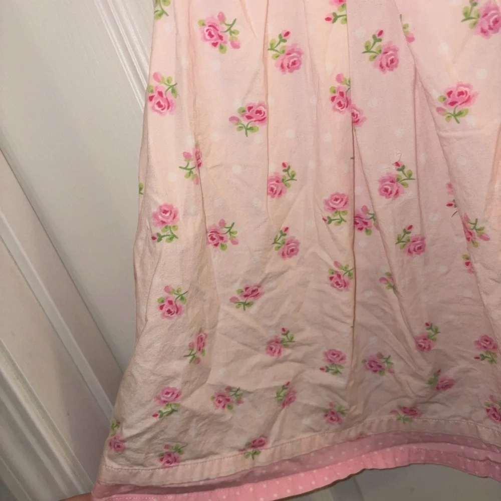 Gymboree Pink Floral Bow A-Line Dress